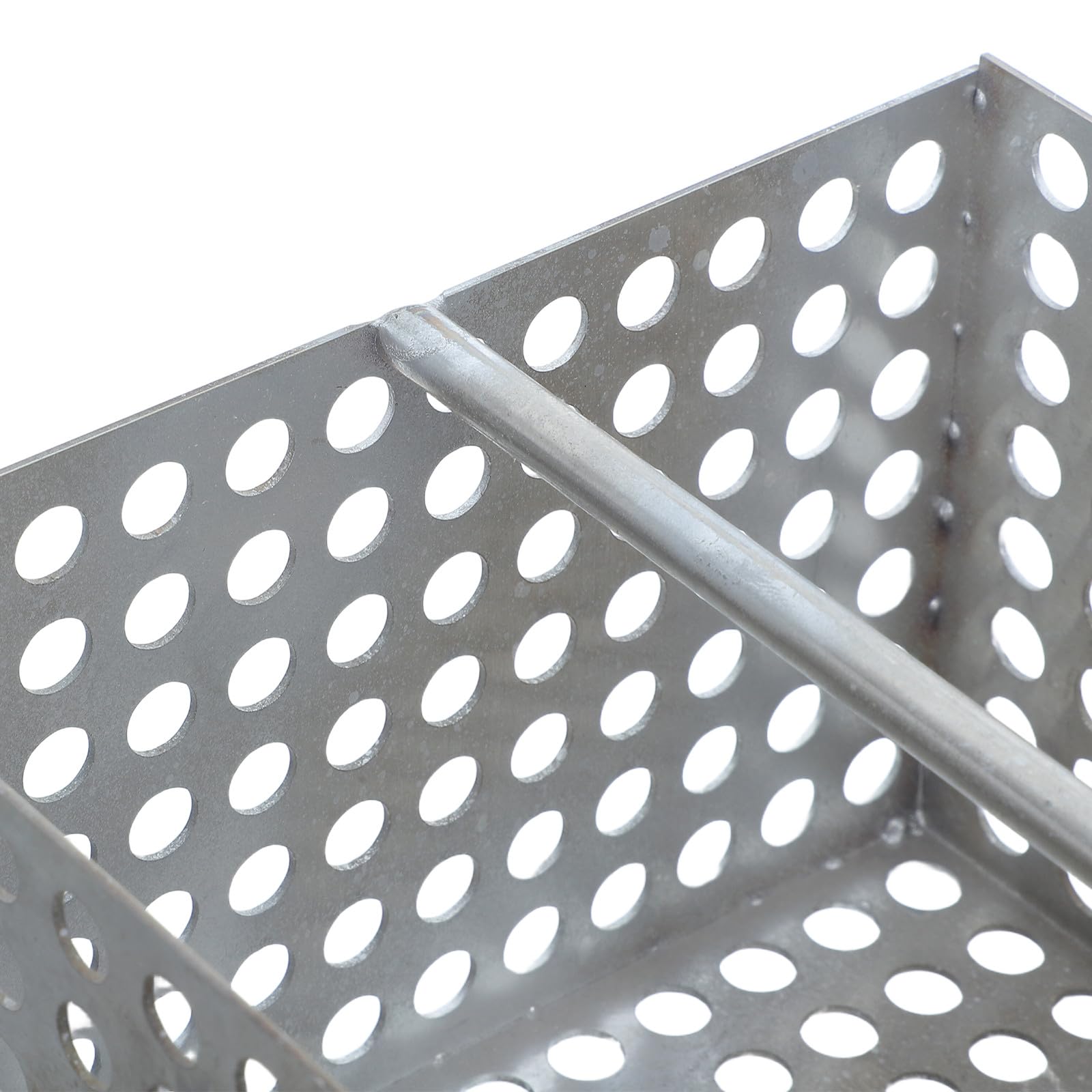 Spülbecken-Siebkorb aus Edelstahl – 20 x 15 x 10 cm Bodenablauffilter für Restaurants – Auffangbehälter für Speisereste – Abflussstopfen – Wiederverwendbarer Küchenabflussfilter für