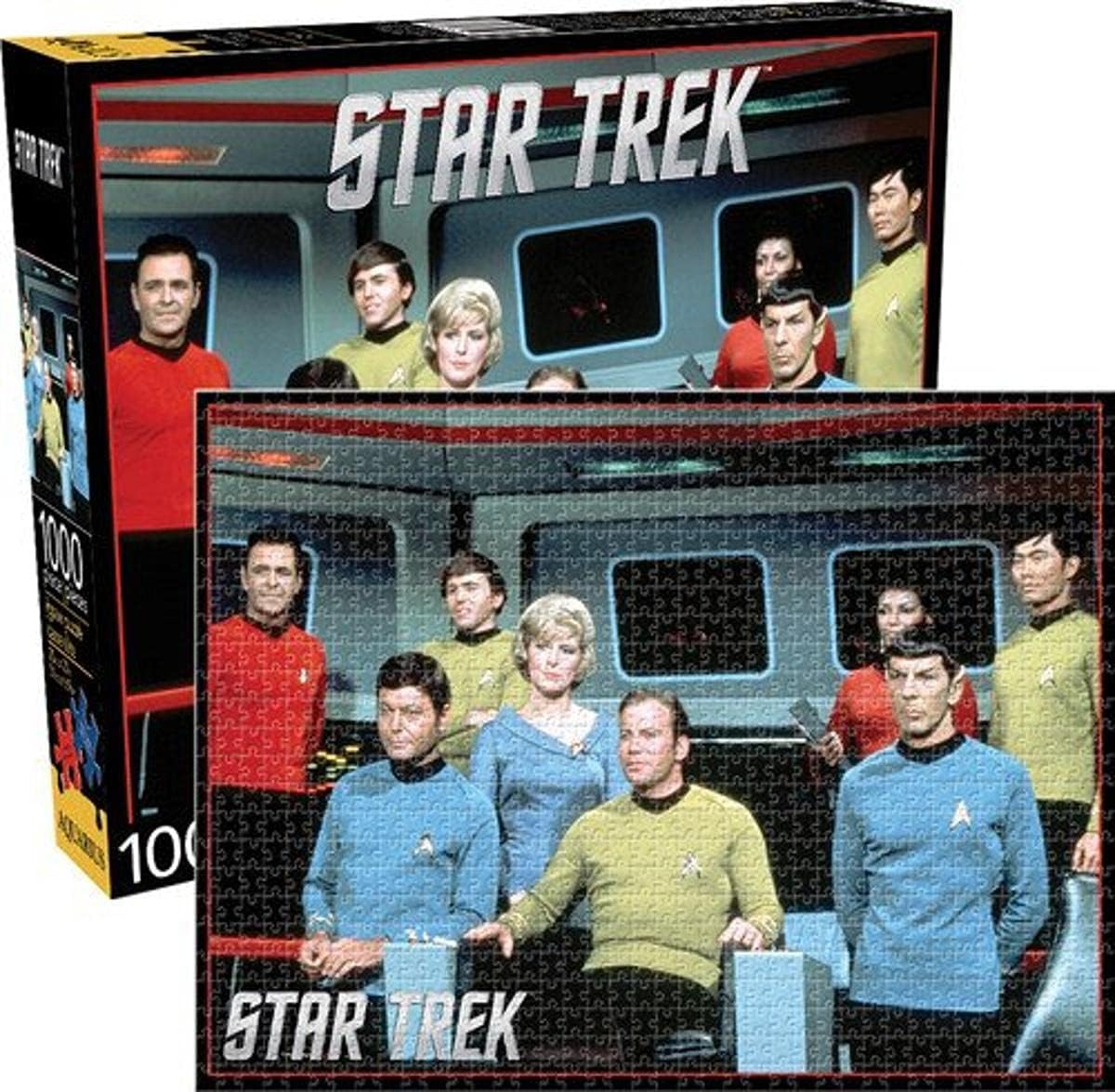 Aquarius Star Trek Original Cast Jigsaw 1000 Piece Jigsaw Puzzle