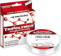 KastKing TriPolymer Advanced Monofilament Fishing Line - Low Visibility, Super Smooth, 2X Abrasion Resistant, Low Stretch 4-30lb