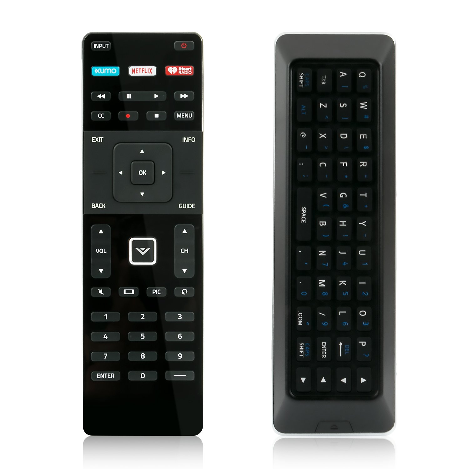PerFascin XRT500 Replace Remote Control Suit for VIZIO TV M55-C2 M60C3 M65-C1 M65C1 M70-C3 M70C3 M75-C1 P502UI-B1 P502UIB1 P502UI-B1E P502UIB1E P552UI-B2 P552UIB2 P602UIB3 P652UI-B2