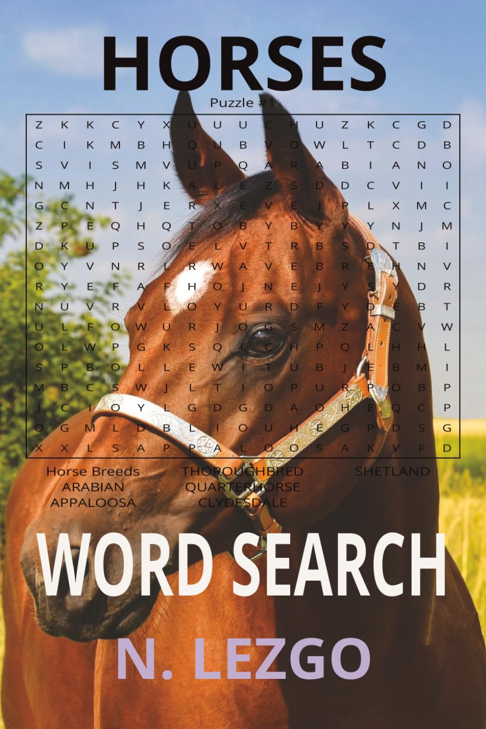 Word Search about Horses: PUZZLE YOUR MIND WITH THIS GREAT CHALLENGE