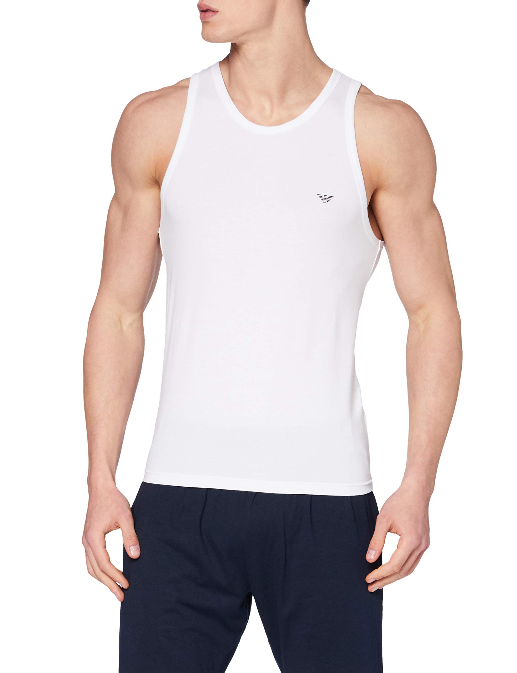 Emporio Armani Tank Iconic Logoband Canotte Uomo (Pacco da 1)