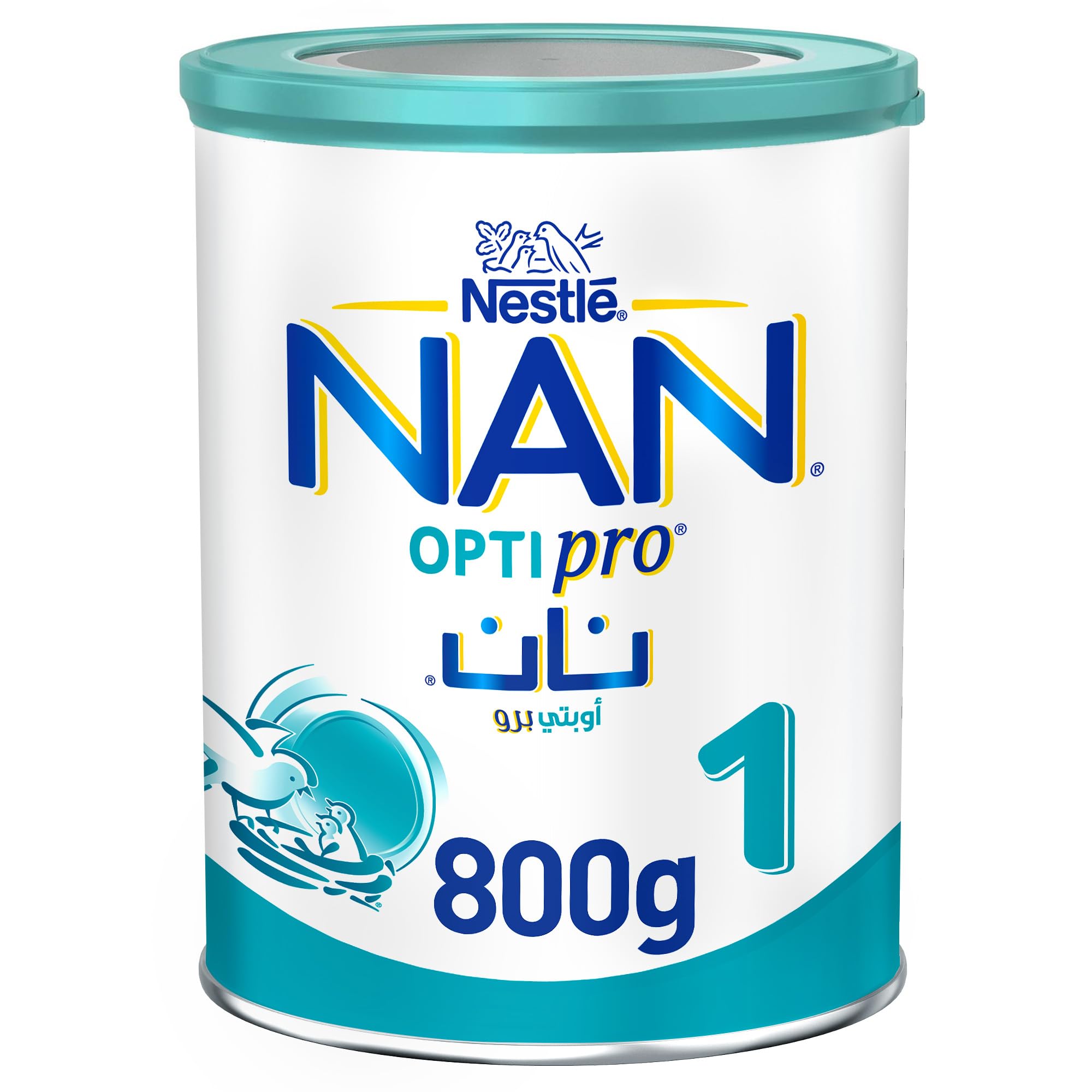 NAN Stage 1 Infant Formula (0-6 Months) – Starter Infant Milk Formula, from birth to 6 months, 800g Powder Tin with Scoop | nan 1 infant formula, stage 1 baby milk 0-6 months
