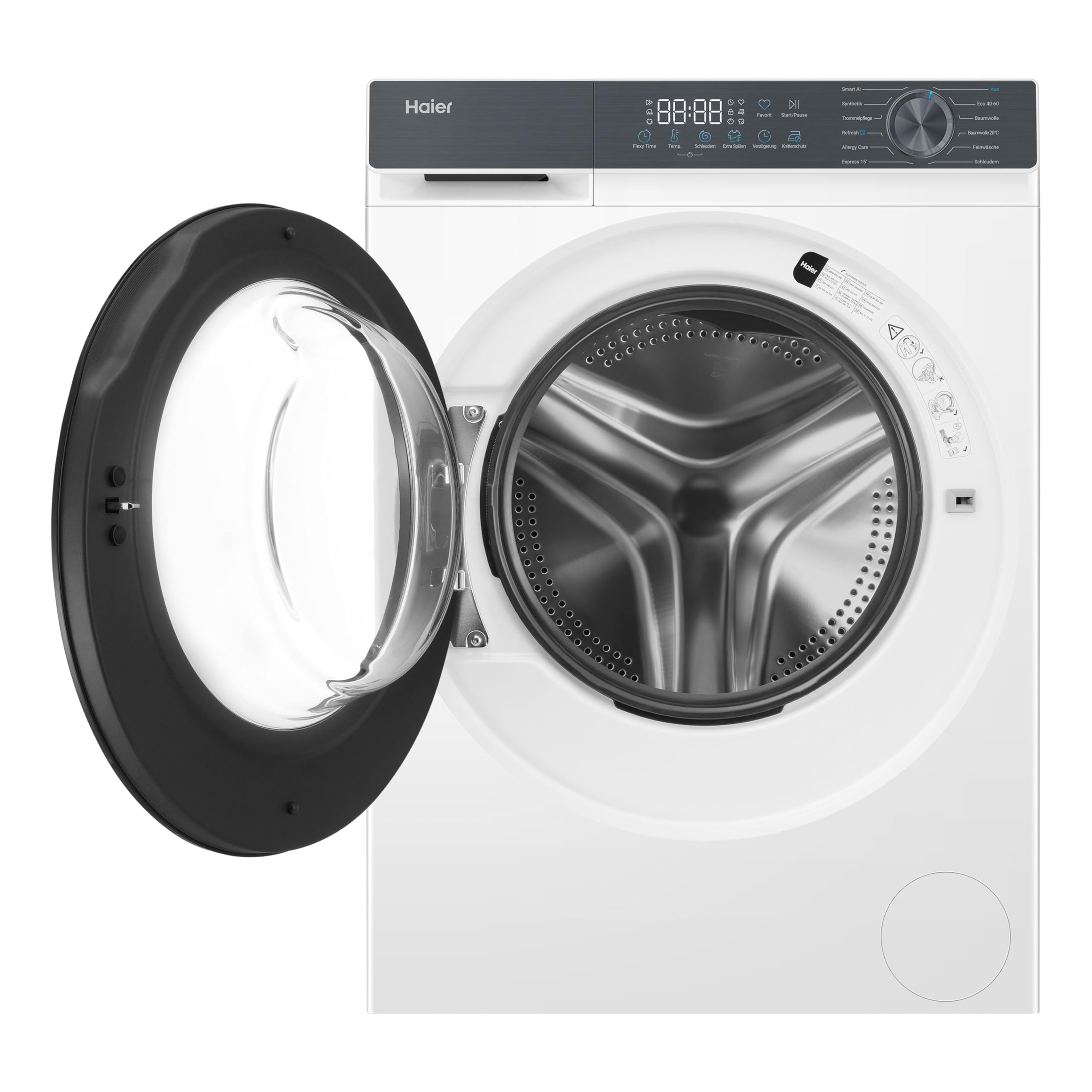 Haier Frontlader Waschmaschine 8kg 1400 U/Min Inverter-Motor G3 Serie
