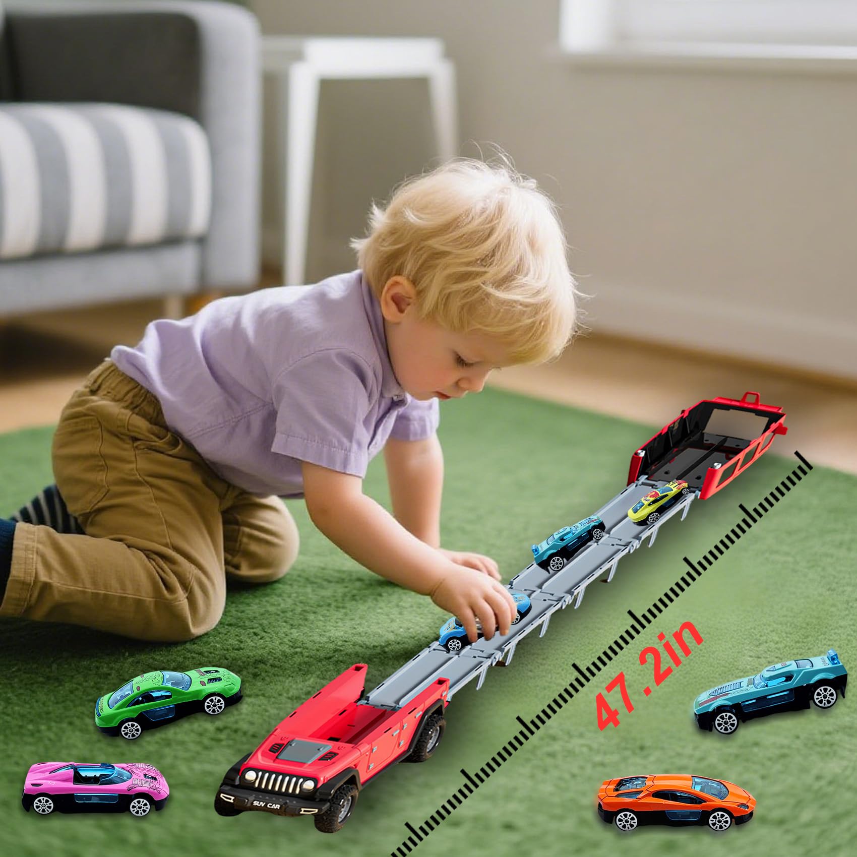 Bearbao Toddler Truck Toys for 3-8 Years Old Boys - Image 2
