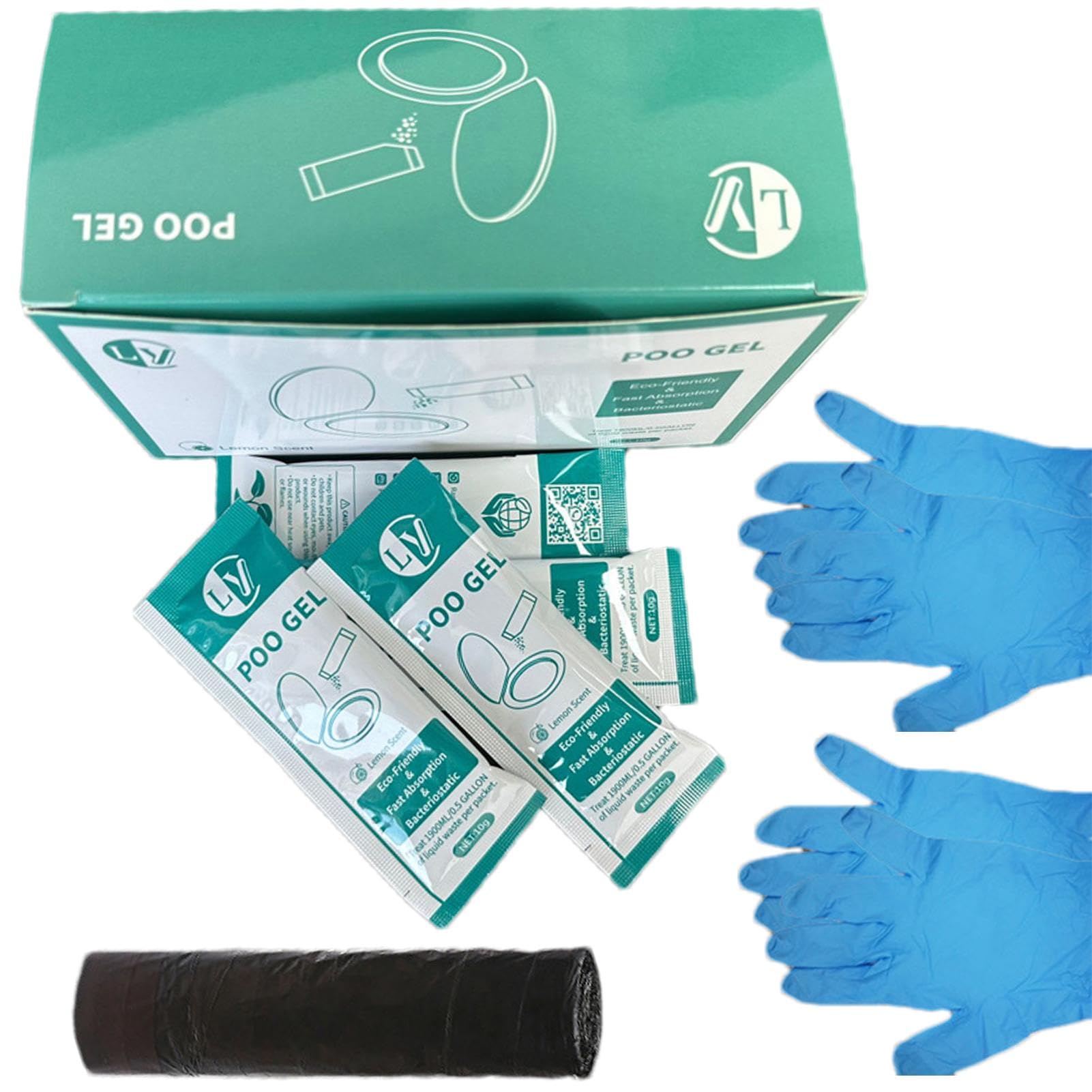 12 Uds Productos Químicos Para Inodoro De Camping Gel Para Caca Polvo De Inodoro Portatil Para Inodoro De Camping