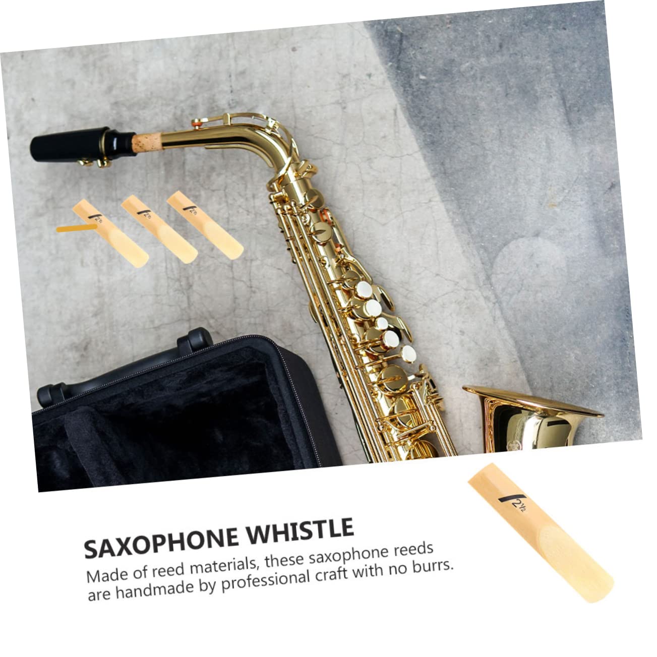 SUPVOX 50pezzi Per Sax Eb Reeds Sostitutivi Morbidezza Accessori Per Per Principianti e Professionisti