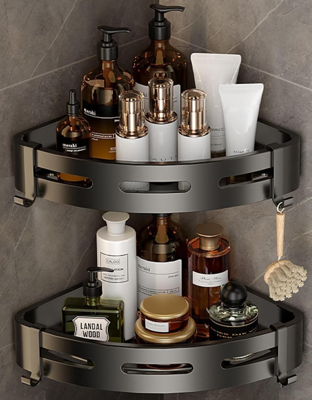 perpetual Bathroom Organiser, Aluminium Self Adhesive Bathroom Shelf for Wall Corner, Washroom Organizer, Bathroom Rack Stand Without Drilling (1 Pcs) (B0D8QDW37G) Amazon Price History, Amazon Price Tracker