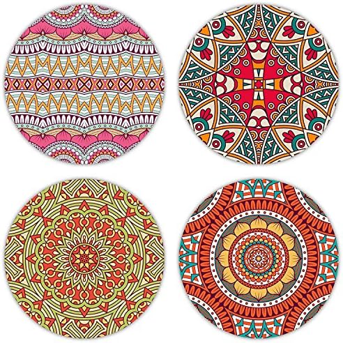 Coastero Absorbent Stone Drink Coasters - BOHEMIA