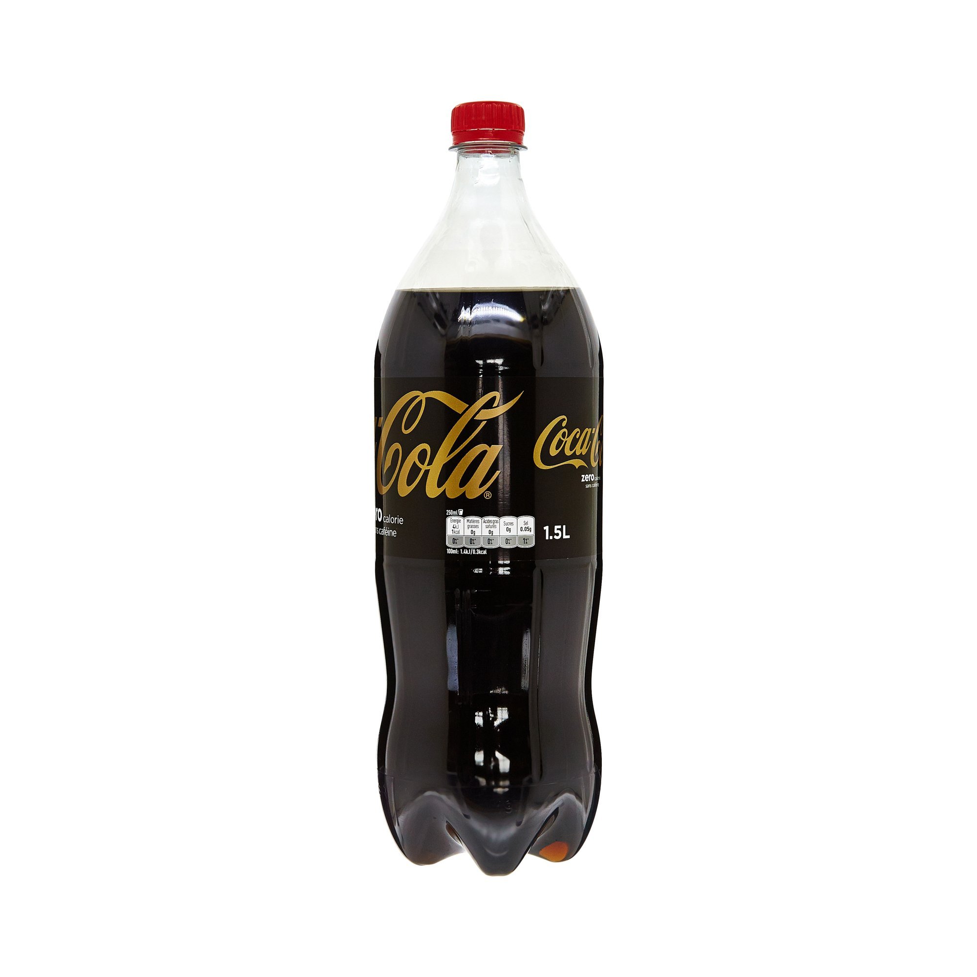 Coca-Cola Coca Zéro sans Caféine 1,5 L - Lot de 6