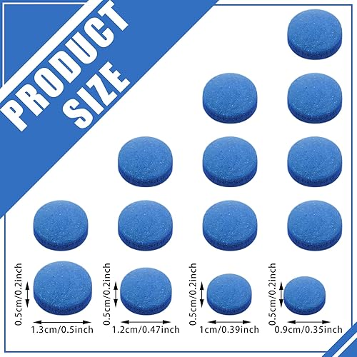 Miniatura 2 de Gejoy Juego de 20 puntas de repuesto para taco de billar con caja de almacenamiento para billar
