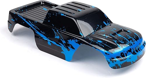 Cuerpo personalizado azul fangoso sobre negro compatible con 110 Stampede Bigfoot 4x4 VXL 2WD Slayer RC coche o camión camión no incluido ST-BB-01