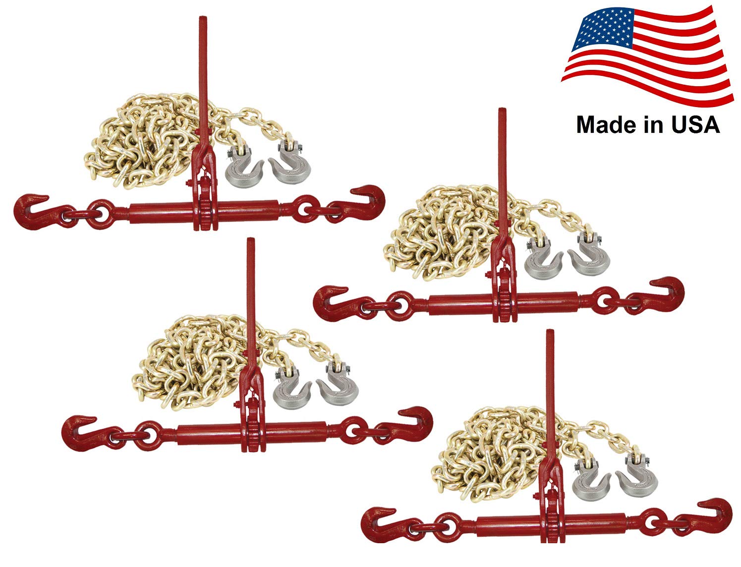 Mytee Products G70 Chain and Load Binder Kit | (4) 5/16-3/8