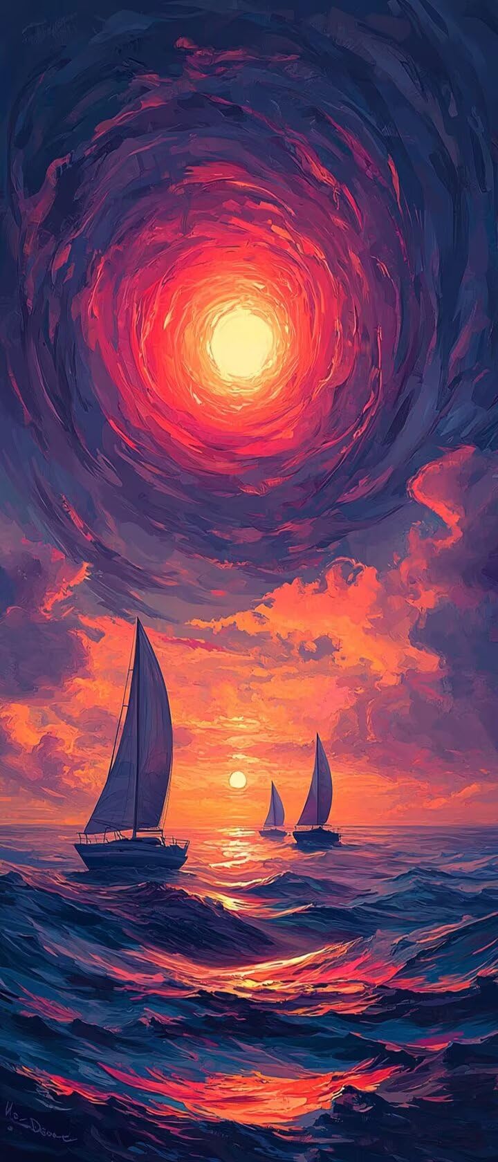 Malen Nach Zahlen 50x150cm Leinwand Segelboot Malen Nach Zahlen Erwachsene mit Ohne Rahmen, DIY Kreativ Set für Erwachsene mit Pinseln und Acrylfarbe, Zimmer Deko Meer 1 Landschaft Geschenk, P0M-926