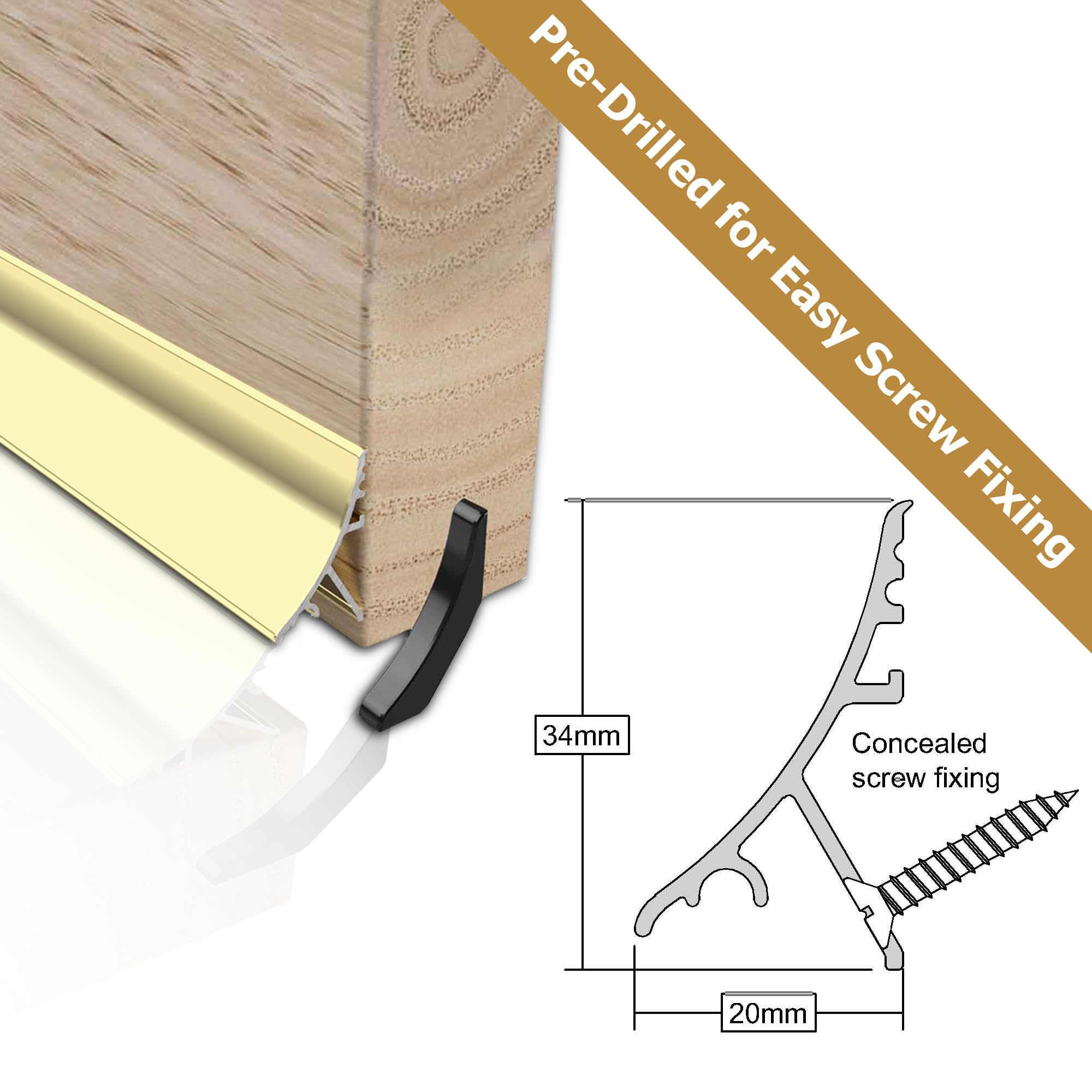 Feritoia Per Lettere Stormguard - Metallo, Con Setole E Sportello, Grigio, 293x77 Mm
