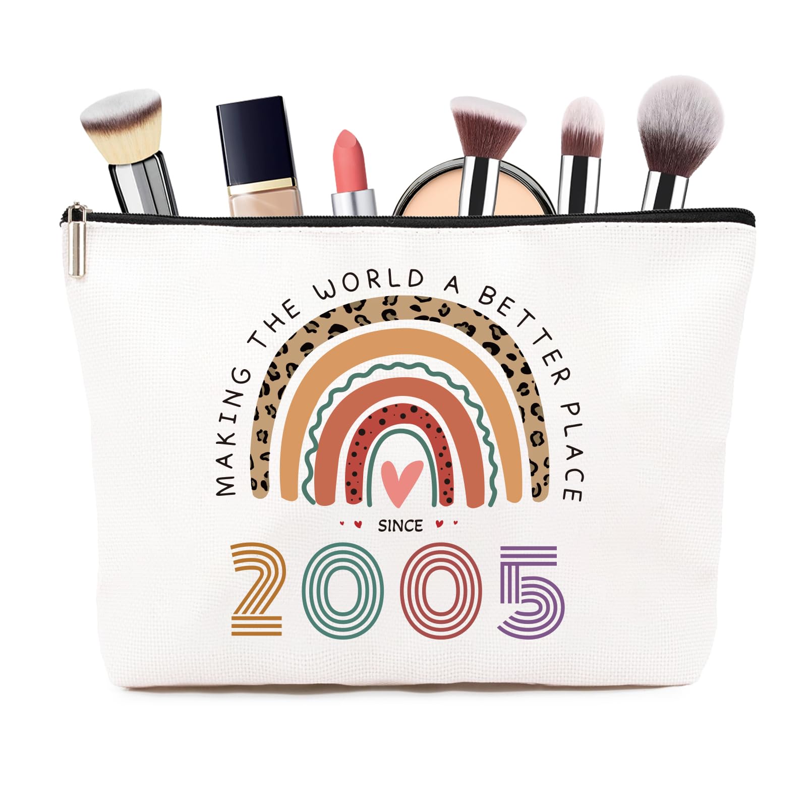 60th Birthday Gifts for Women – Personalised Vintage Style Makeup Bag with Funny Quote, Stylish 60th Birthday Gifts for Mum, Best Friend, Sister, Wife (1966) — view 9