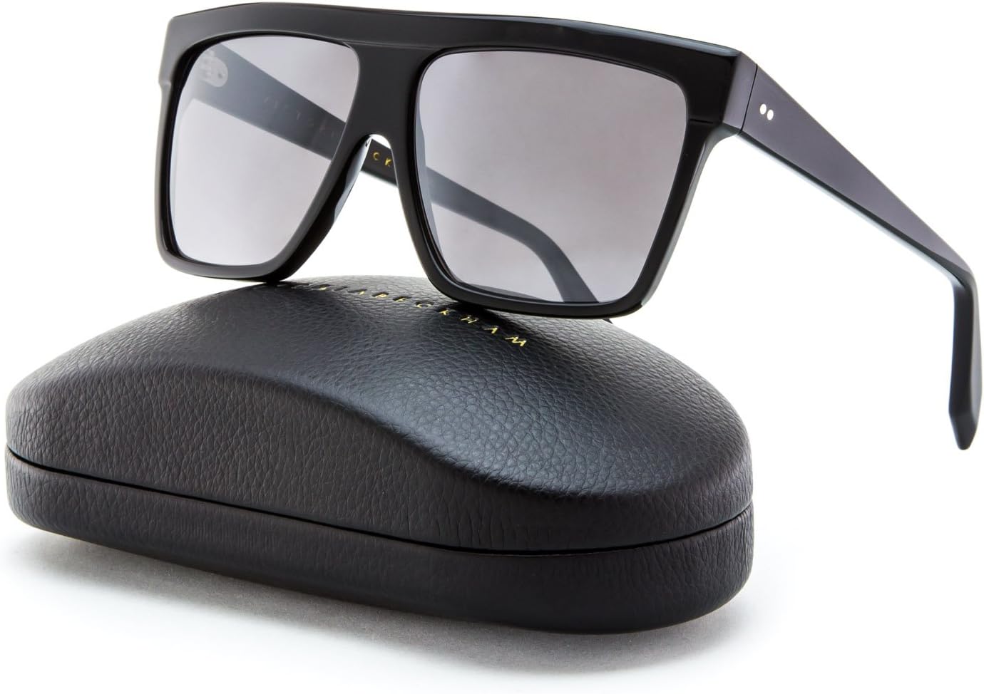 Victoria Beckham Flat Top Sunglasses VBS13 C1 Black Frame/Grey Lens