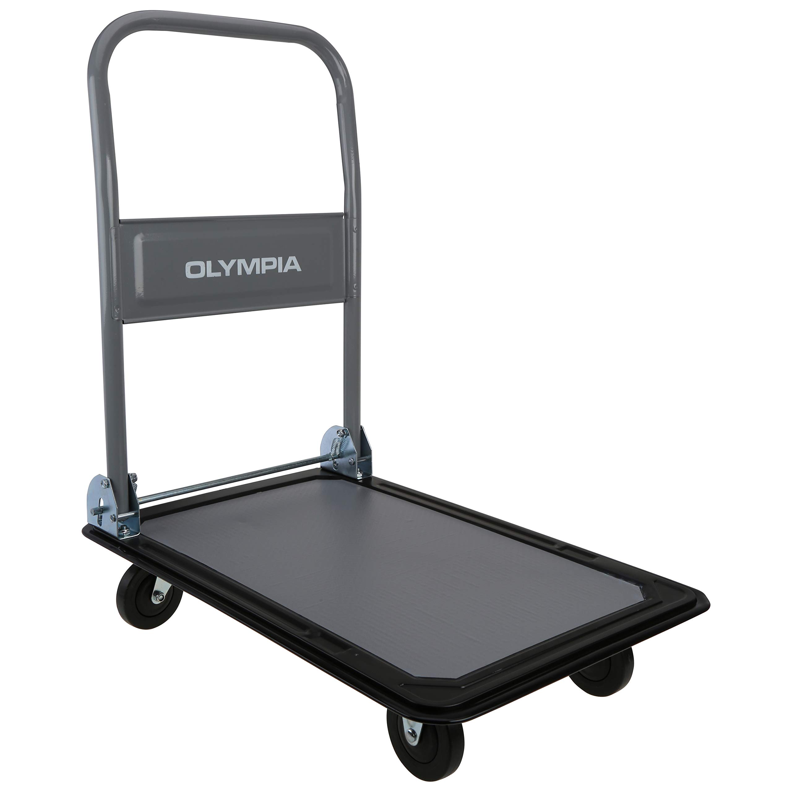 Olympia Tools - 330LB Capacity Platform Hand Truck (Gray/Black)