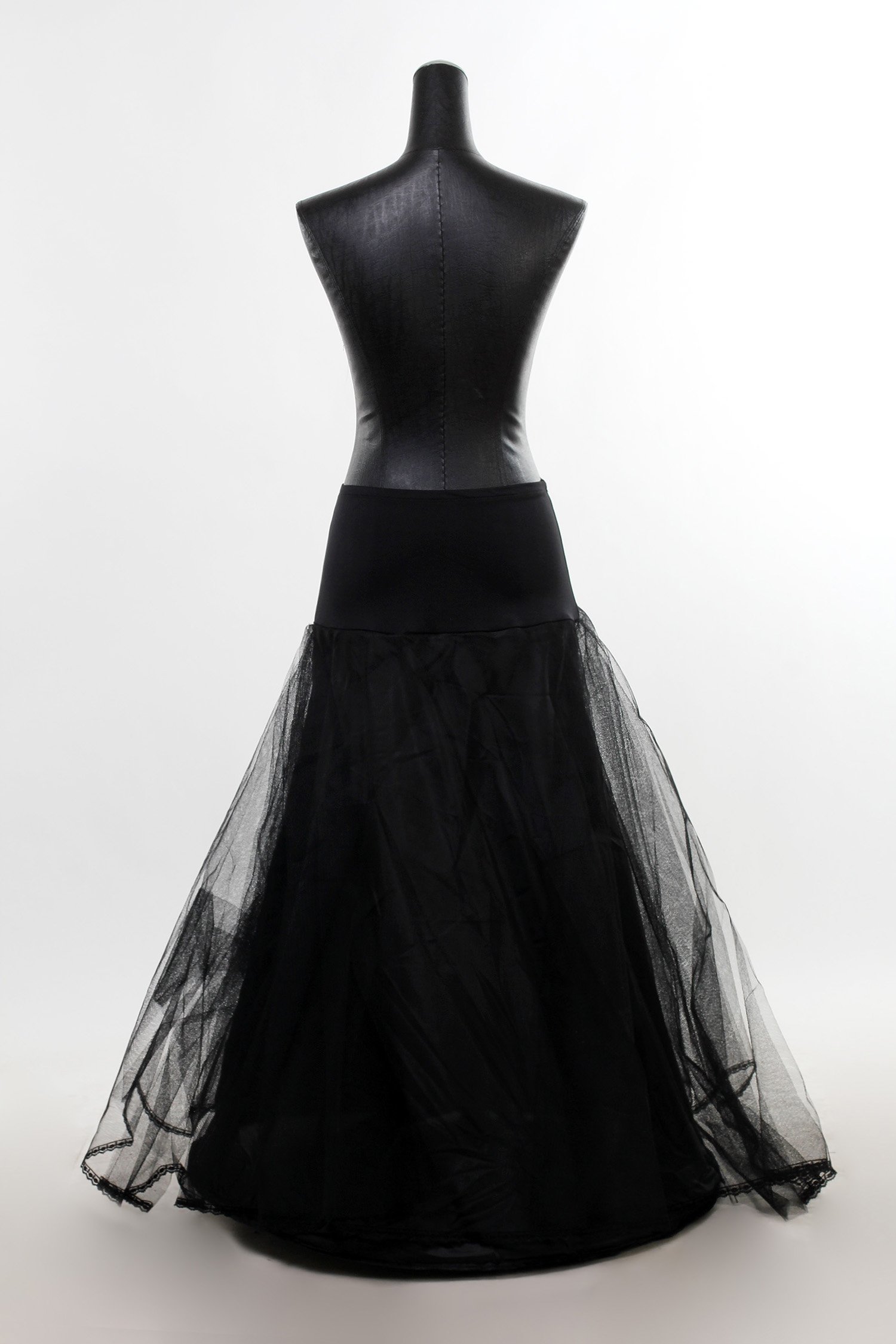 Sottogonna Con pizzo, 1 cerchio, 3 strati, Crinolina sottoveste, per Vestito Abito da Sposa, Taglia unica, Adatto per Taglia XS, S, M, L, XL, XXL. KXB-0019