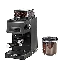 Cuisinart Macinacaffè elettrico ed espresso a macine coniche | 35 impostazioni | Contenitore 225 g | Compatibile portafiltro | Selettore 1–14 tazze | Include misurino e spazzola