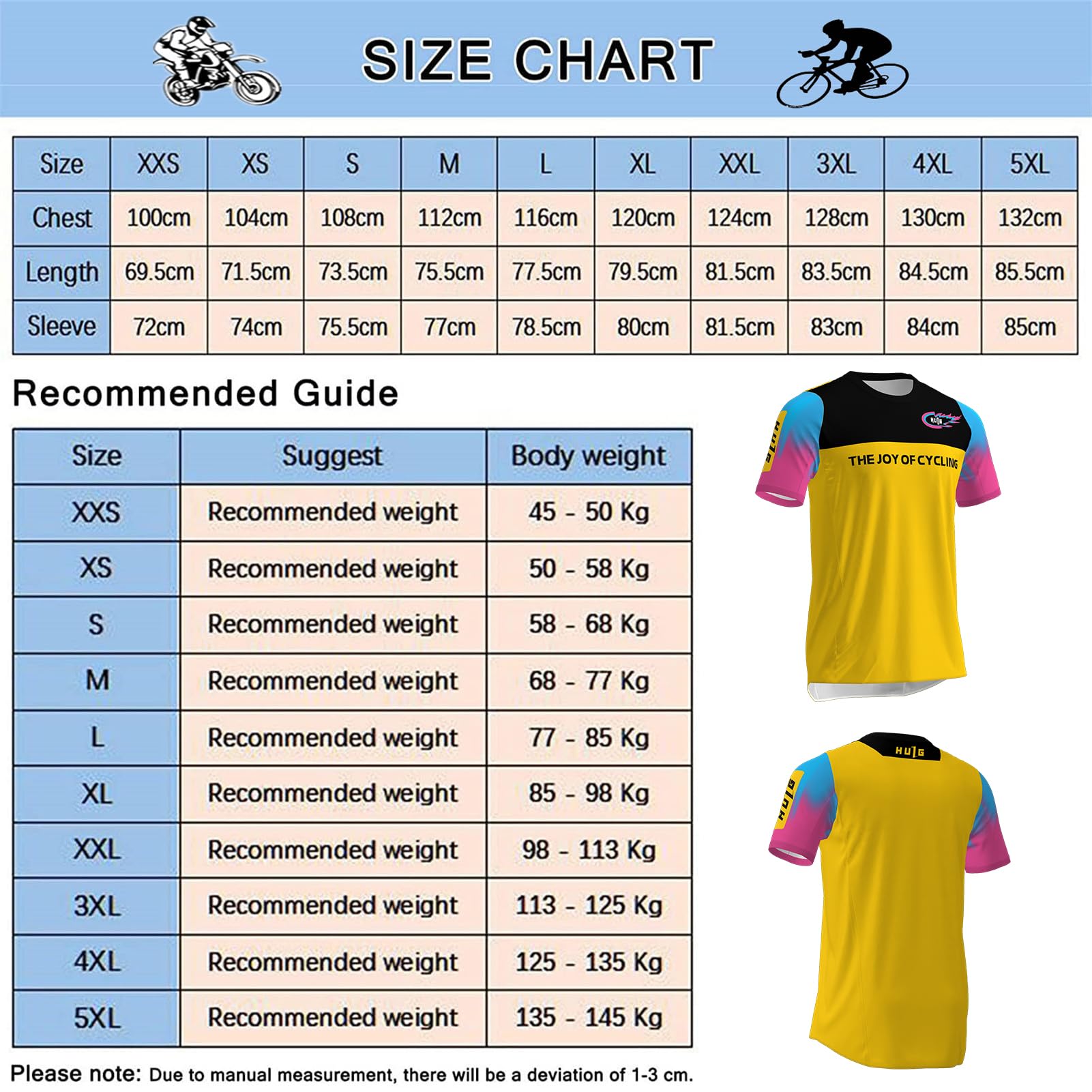 Maillot MTB,Maillot Cycliste Homme,T-Shirt MTB À Manches Courtes pour Homme,Haut De Vélo pour Homme,Maillot Motocross, Maillot BMX