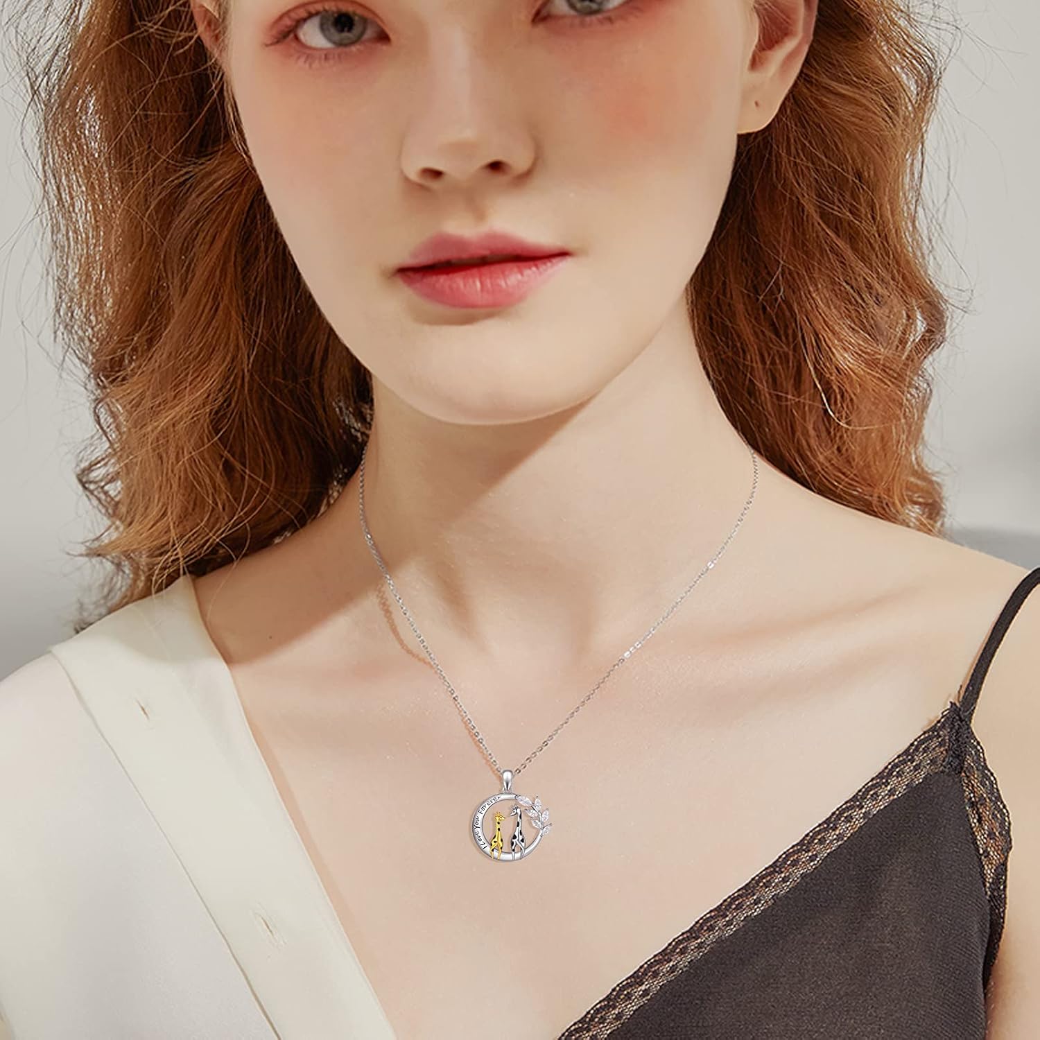 TUGHRA Wolf Necklace, S925 Sterling Silver Wolf Head Pendant for Men Women Moon Mountain Charm Jewelry Gifts for Hikers, Climbers and Nature Lover - Image 4