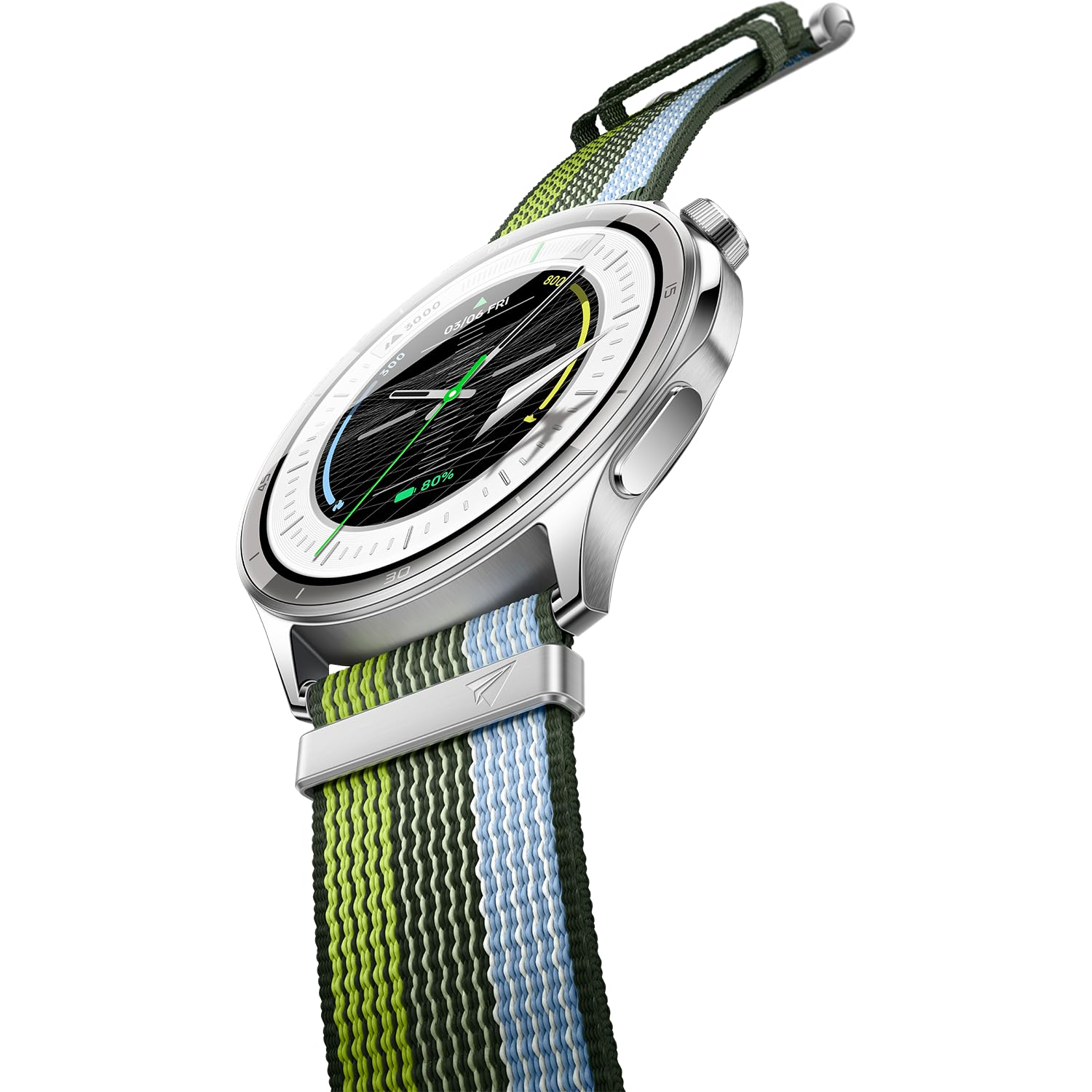 Oppo Watch S Smartwatch - Écran AMOLED 1,5", jusqu'à 10 Jours de Batterie, ECG, SpO2, Plus de 100 Modes Sportifs, résistance IP68, Compatible avec Android et iOS - Noir