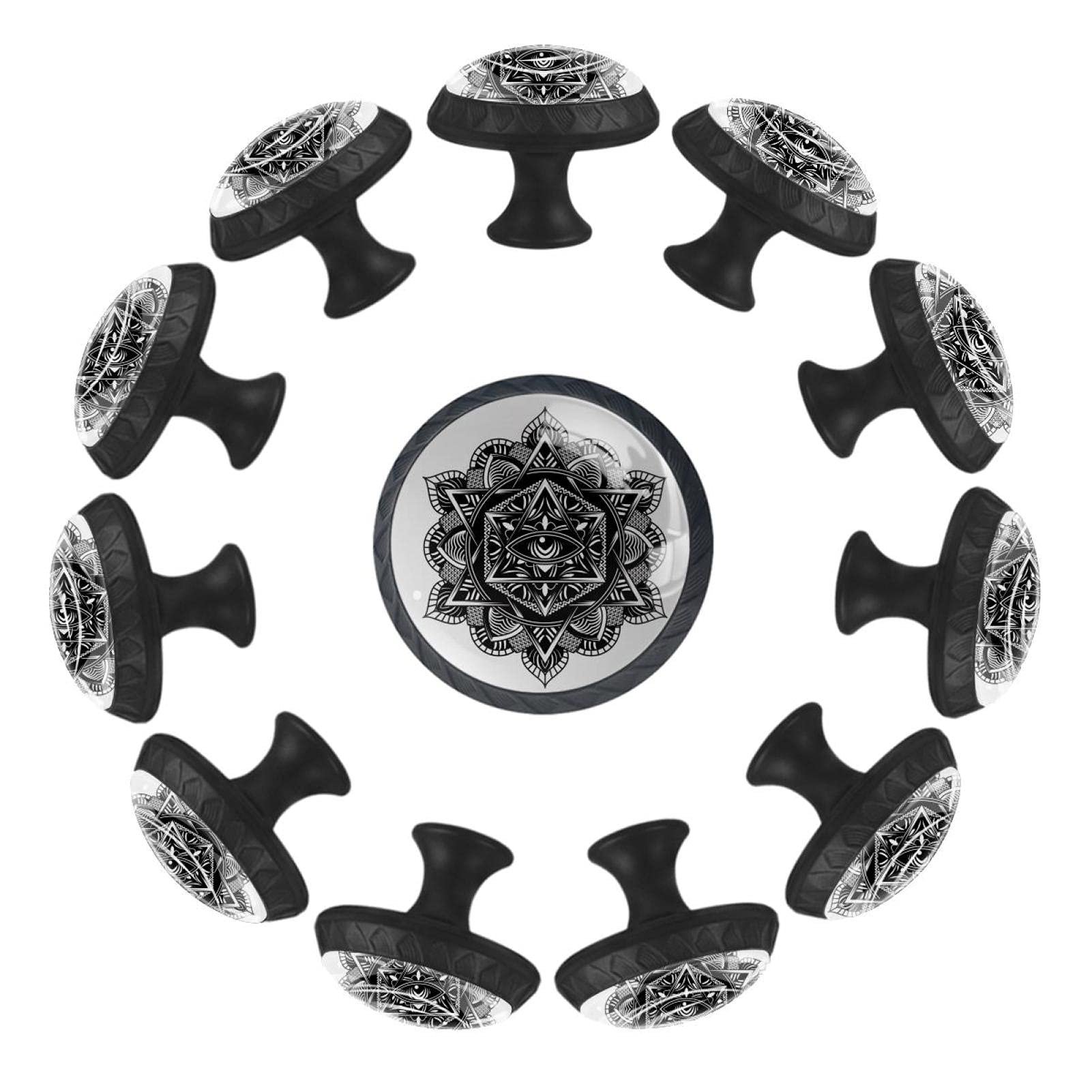 Boutons de tiroir All Seeing Eye Art pour décorer la commode de la chambre ou de la salle de jeux