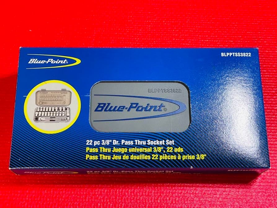 blue-point 3/4インチ スルー パス ソケット 22 pcs セット Blue Point 22pc 3/8