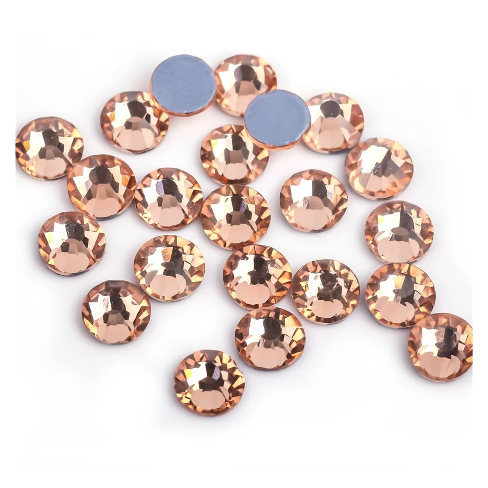 Strass thermocollants SS10 Light Peach pour couture et customisation de vêtement