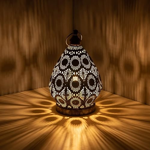 Miniatura 1 de Lámpara de mesa turca marroquí, pequeña lámpara de noche vintage para dormitorio, lámpara de pavo hecha a mano, lámpara de noche de mosaico,