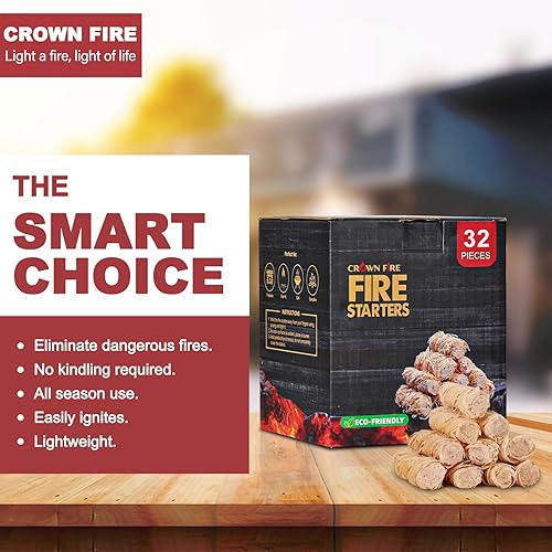 Miniatura 10 de Arrancadores de fuego para mesa de estufa individual, 60 unidades de fogatas y accesorios de chimenea, pellets para hoguera y hoguera, campamento