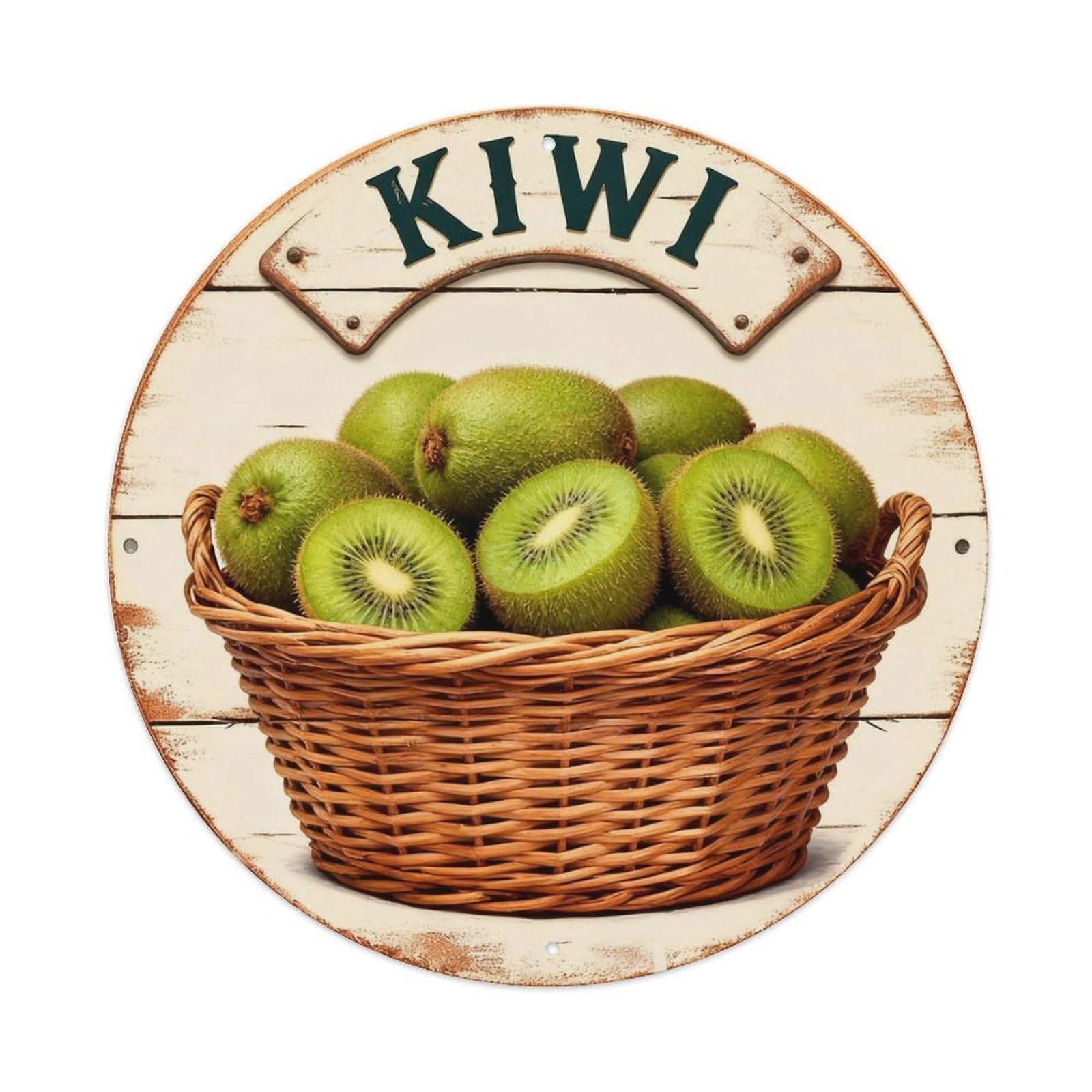 Kiwi Sign Metal Tin Sign Plaque