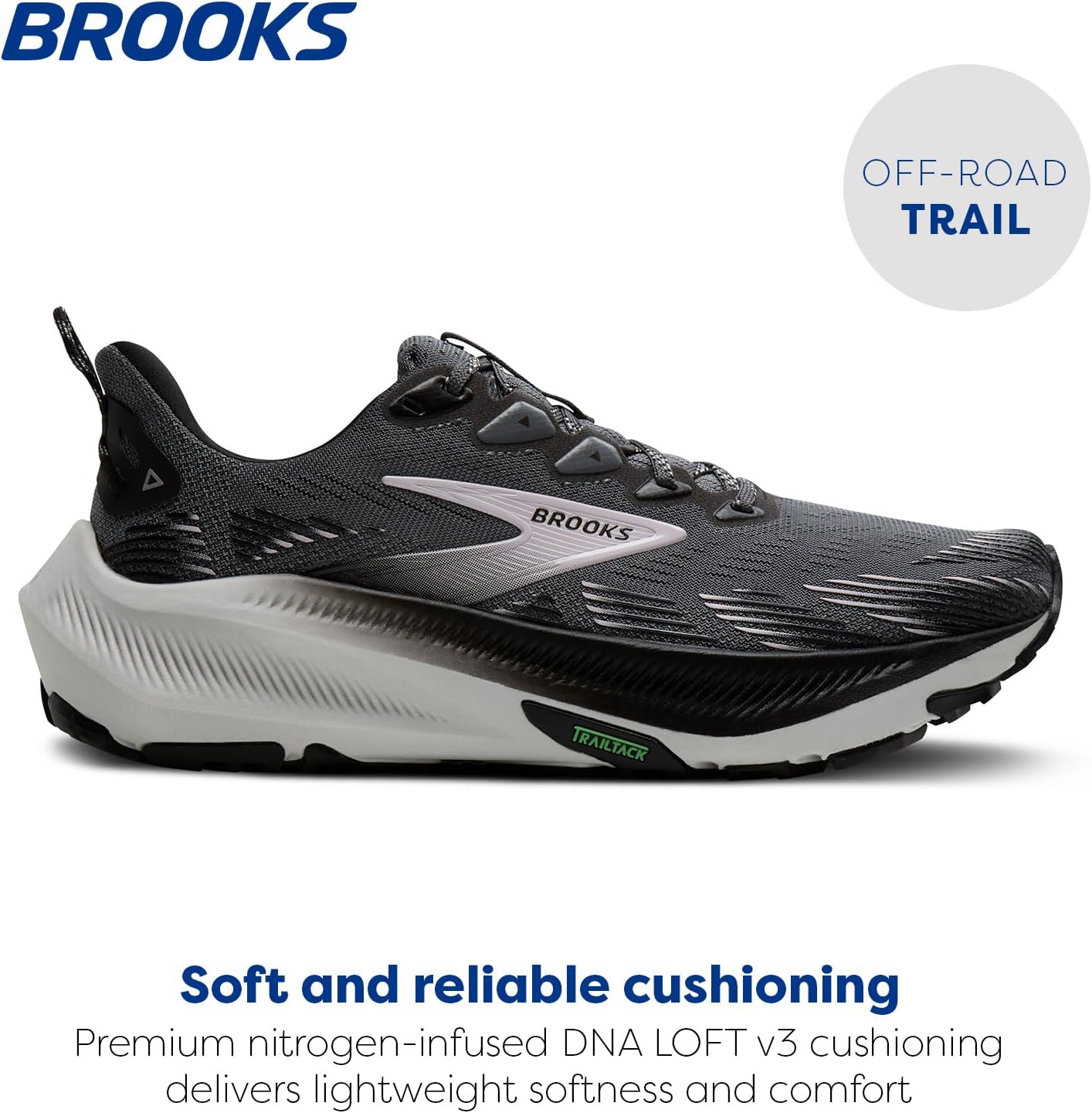 Brooks Women's Ghost Trail, Versatile Off-Road Running Shoe for Rugged Terrain - Image 2