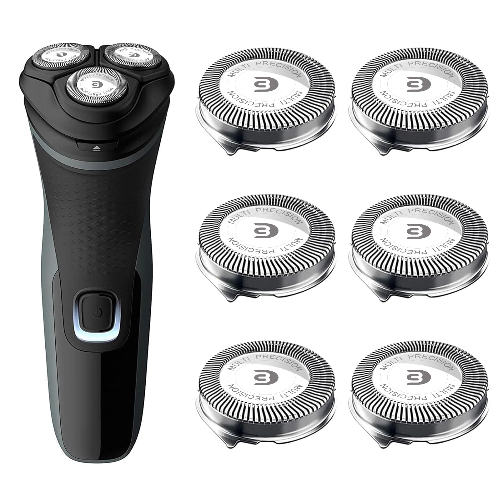 tuokiy SH30 Replacement Heads for Shaver 3800, Compatible with Series 3000, 2000, 1000 and S738 Click and Style