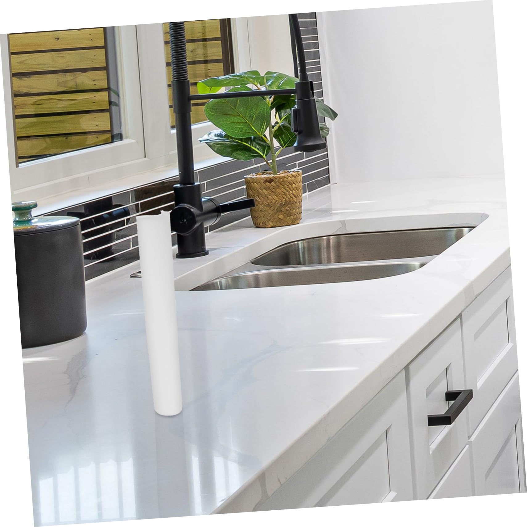 STOBOK 3 Sätze Dunstabzugshaubenfilterpapier Vliesstoff Küchenfettfilter Zuschneidbar Für Anpassung Effektive Ölfiltration Für Küchenumgebung 2 Rollen * 3