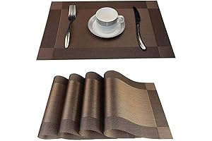 Brown 4-Piece Dining Table Set