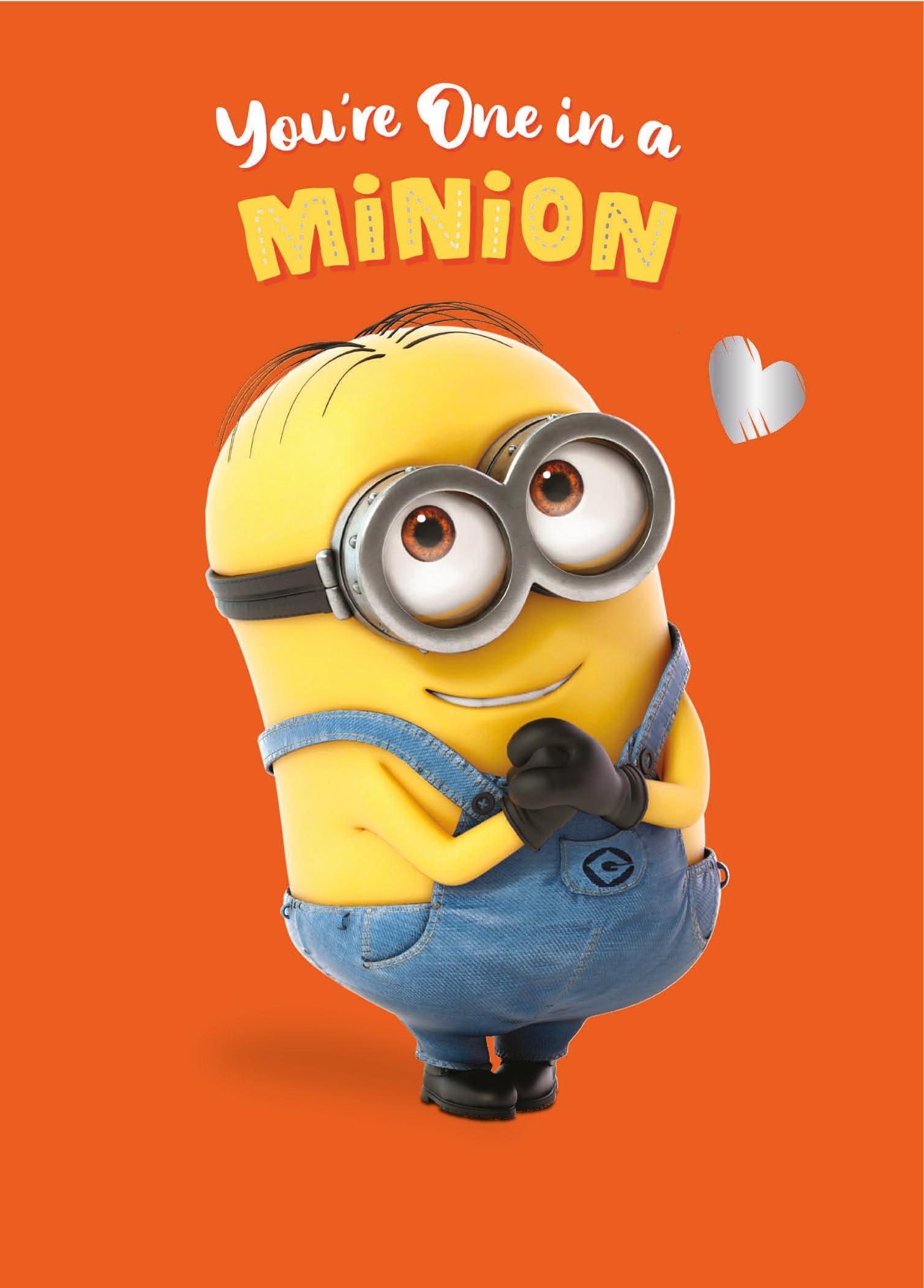 DESPICABLE ME BIRTHDAY CARD 'You're one in a Minion'