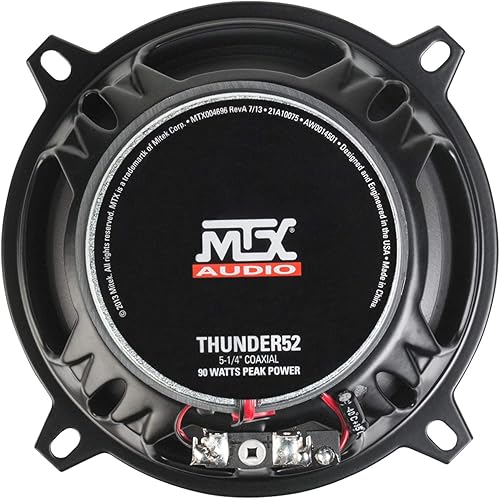 Miniatura 9 de MTX Audio THUNDER65 Thunder - Altavoces coaxiales (2 unidades)