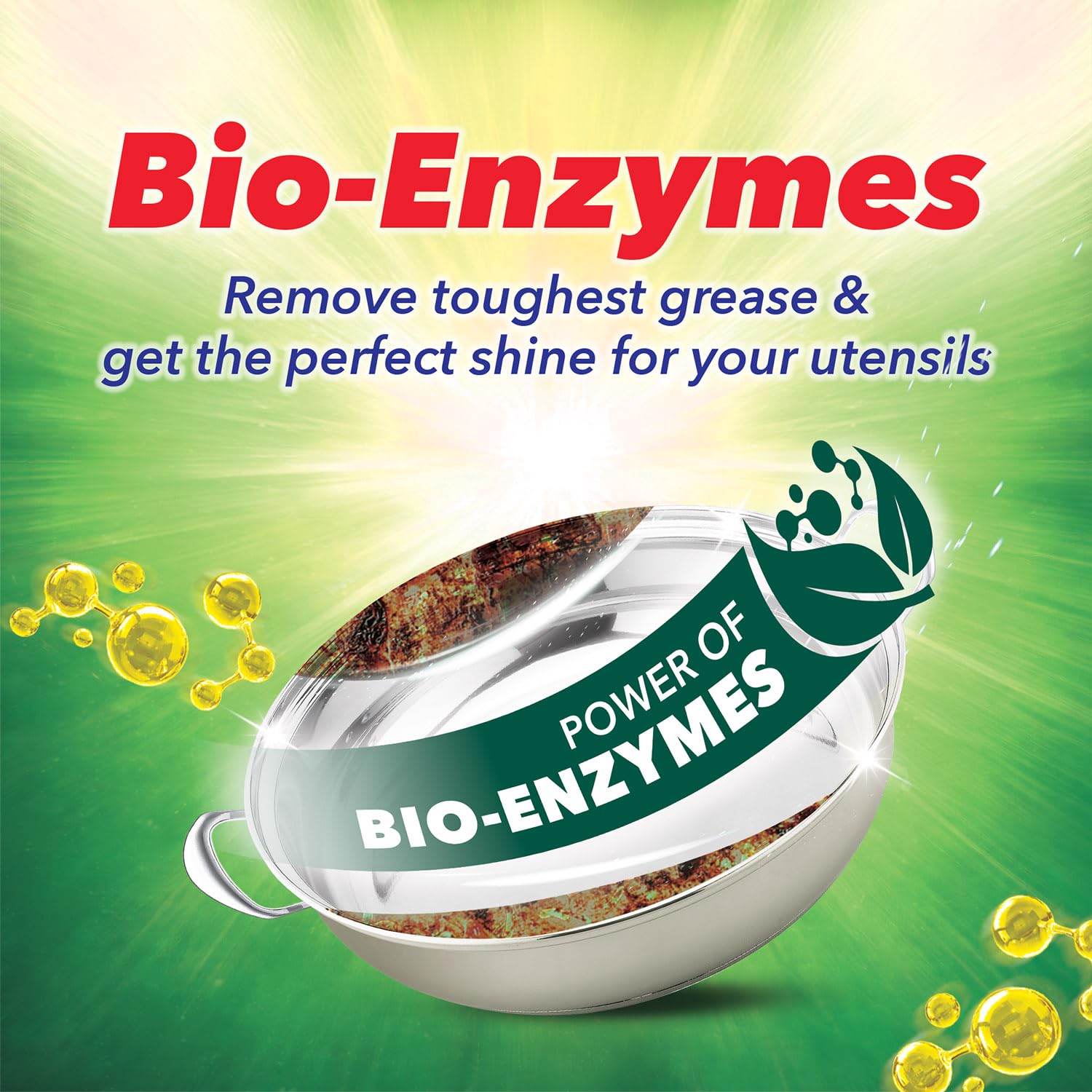 Exo Anti-Bacterial Dishwash Bar 700gm X 3 | Power of Bio-Enzymes Removes Tough Grease | Dishwashing Solution With Goodness of Ginger Germ-Fighter | Experience Hygienic & Superior Cleaning 2