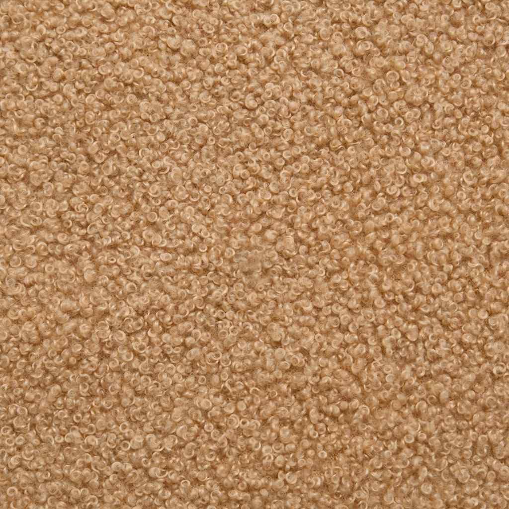 Sofá modular con cojín, color beige, 224 x 105 x 64 cm, sofá de 2 piezas con marco de metal, esquina tapizada con tejido de imitación de lana de cordero, sofá modular versátil para salón y