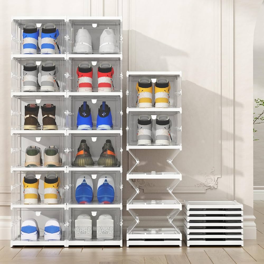 3層の折るスペース節約のプラスチック収納箱、足車が付いている収納