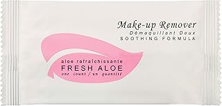 Fresh Aloe Makeup Remover Wipe for Hotel, AirBnB, VRBO, Vacation Rental (Case of 500)
