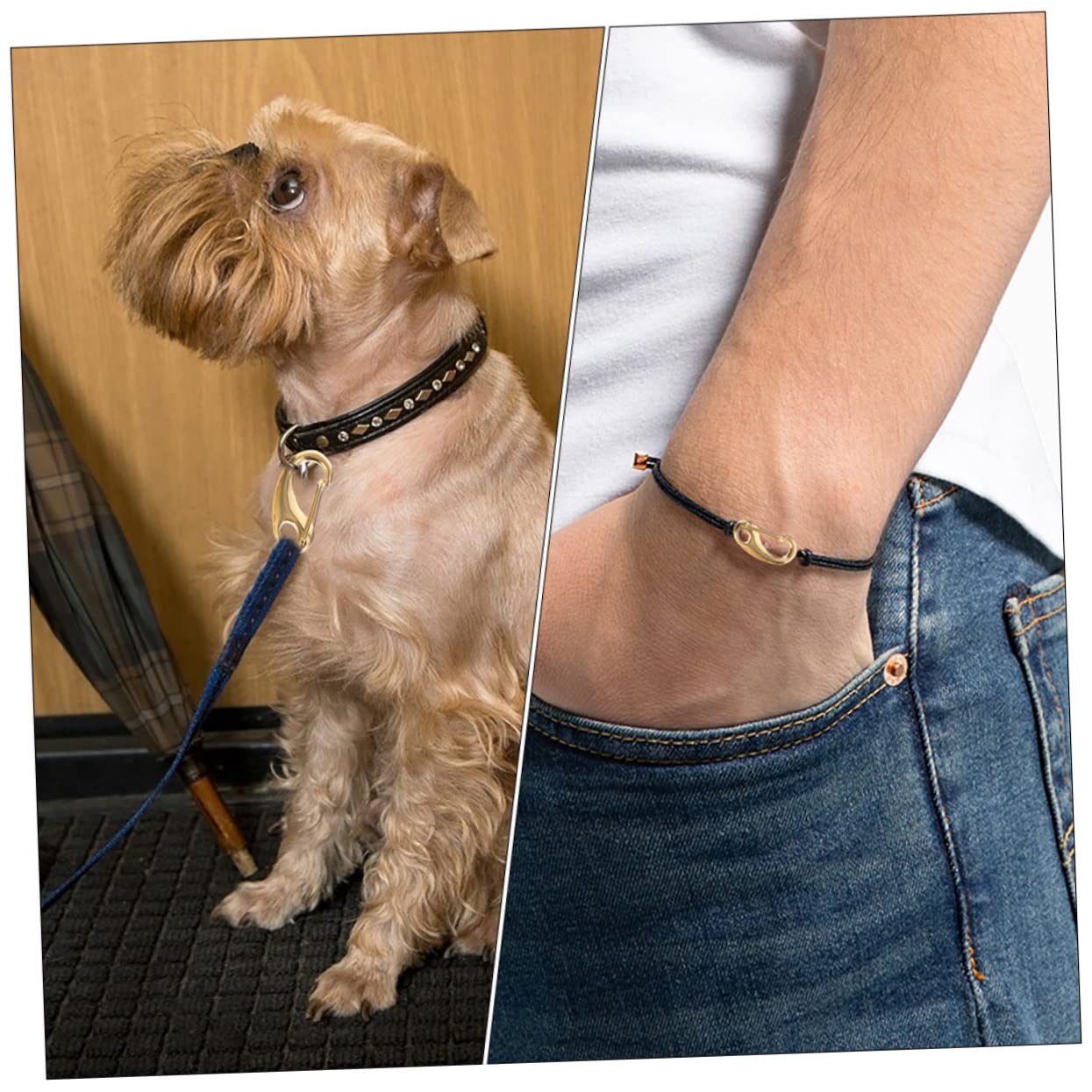 TEHAUX 2juegos De Ganchos De Langosta Inoxidable Para Joyería Gancho y Anillos De Para Collar Pulsera y Artesanías