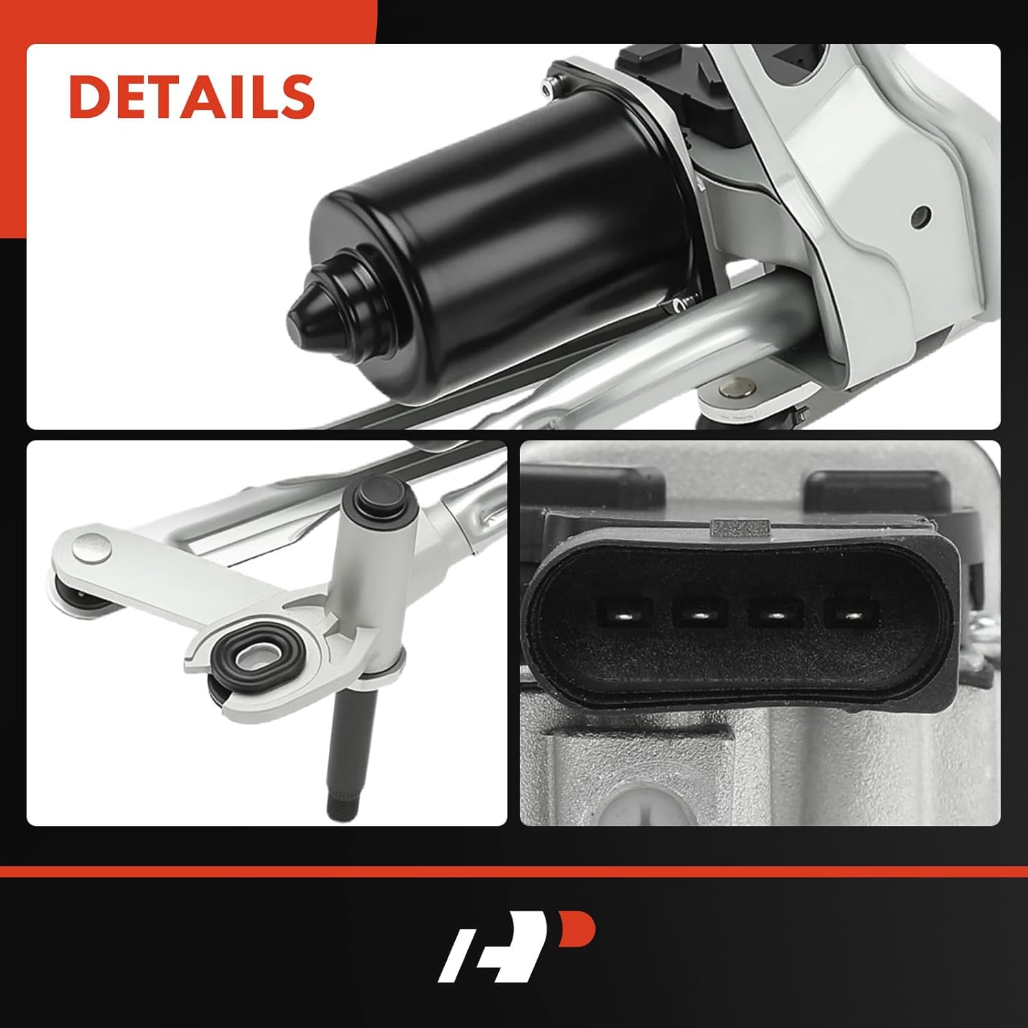 A-Premium Front Windshield Wiper Motor and Linkage Assembly Compatible with BMW F48 Series X1 2016-2023