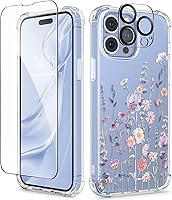 Vista 89 de GVIEWIN - Funda para iPhone 11 con protector de pantalla + protector de lente de cámara, cubierta protectora transparente suave de poliuretano