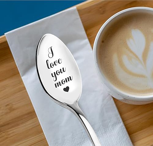 Miniatura 5 de I Love You Mom - Cuchara grabada para mamá, regalo para Navidad, cumpleaños, Acción de Gracias, cucharas, idea de regalo para mujeres, regalo del