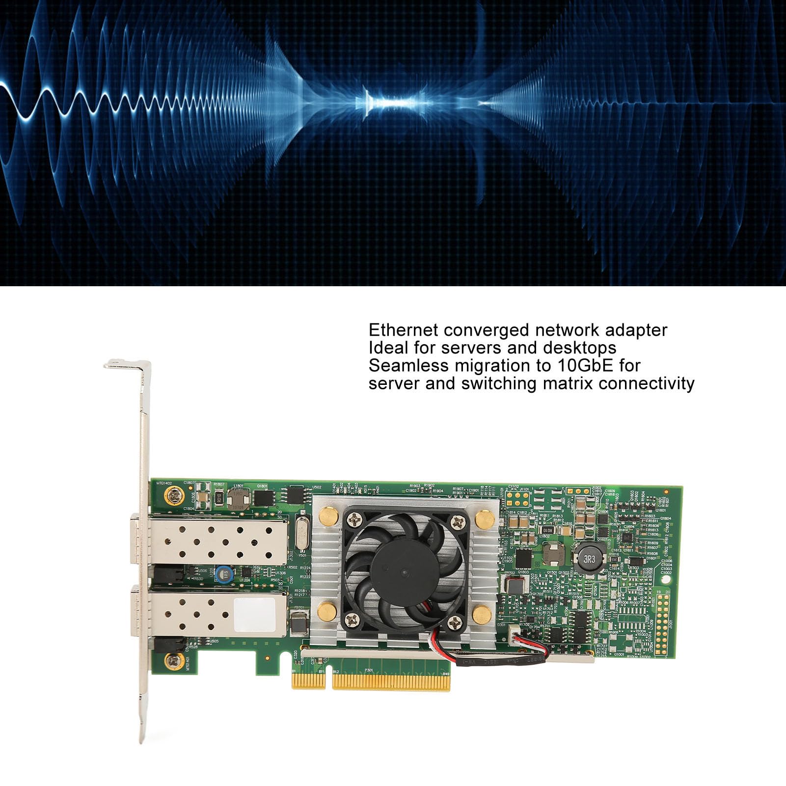Amazon.com: Serounder 10Gb PCIe Network Card, Dual SFP Port