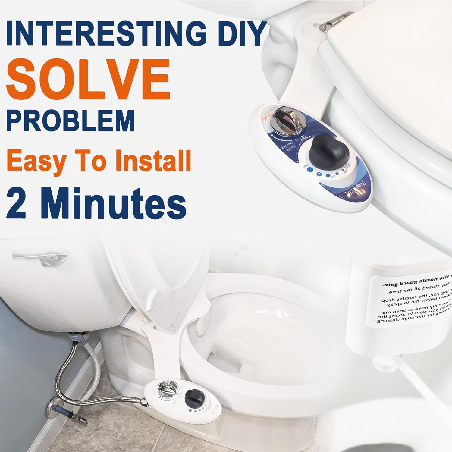 Neo 120 Knob Replacement & Compatible with Luxe Bidet Neo 185 Knob, Toilet Seat Bidet Parts and Accessories