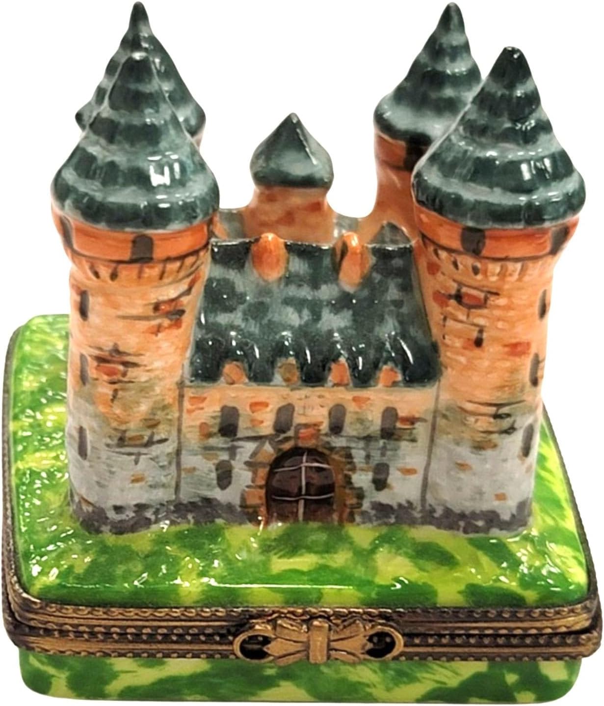 Limoges Fortified Castle Box for Royal Collectors